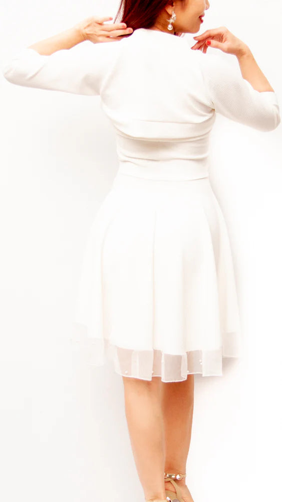 Bolero in cold silk