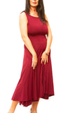 "Estela Midi" dress in Cold Silk