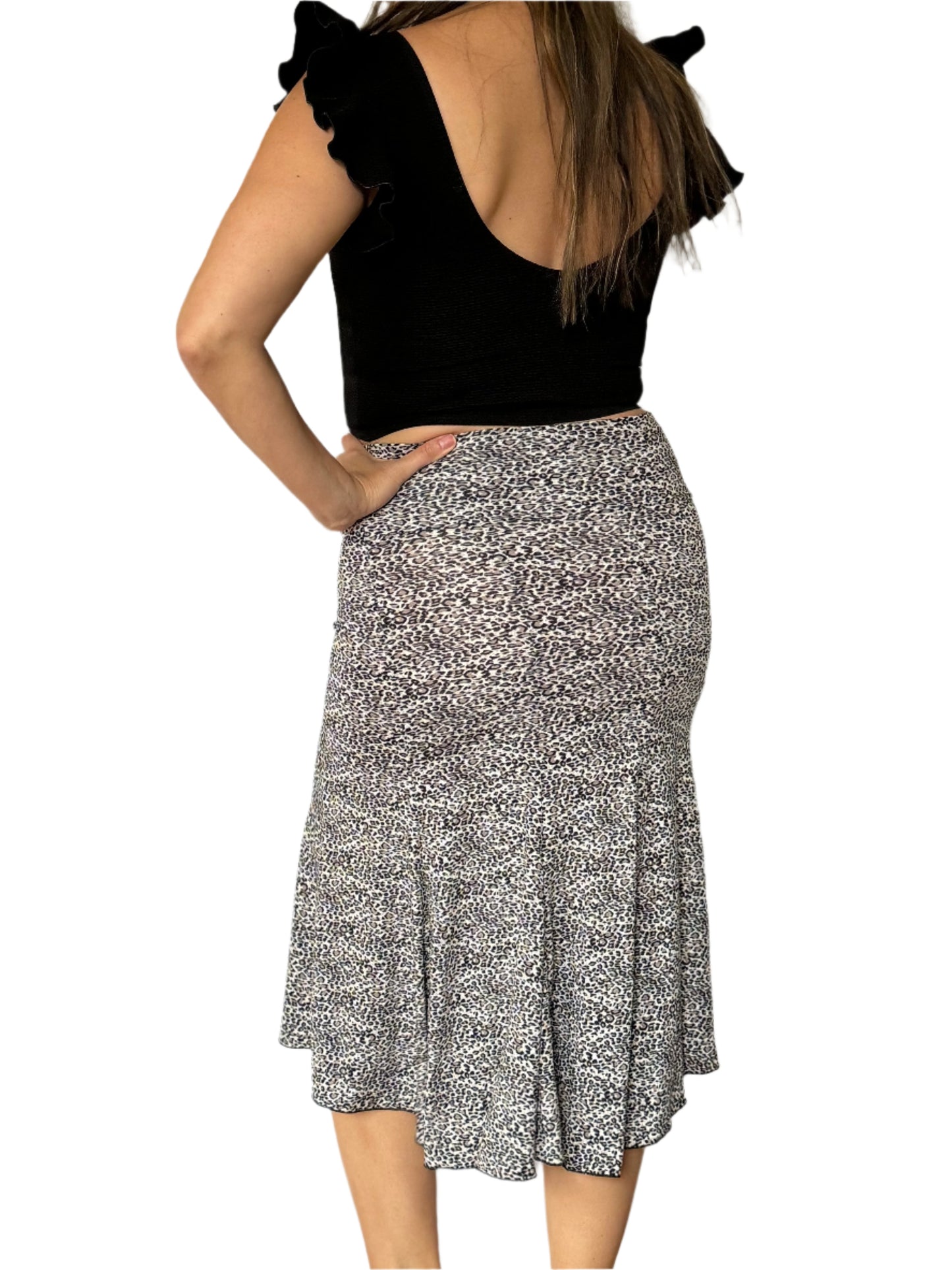 “Seven Segments” Skirt in Microfiber