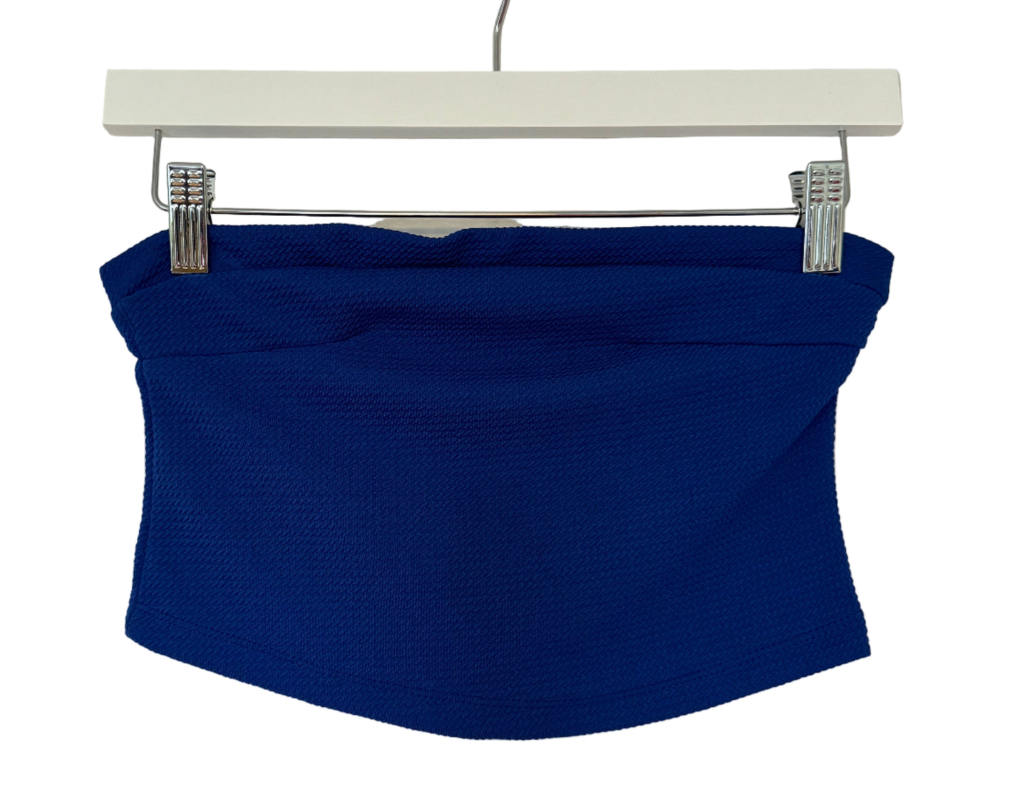 "Eva Strapless" Top in Pique / cold silk