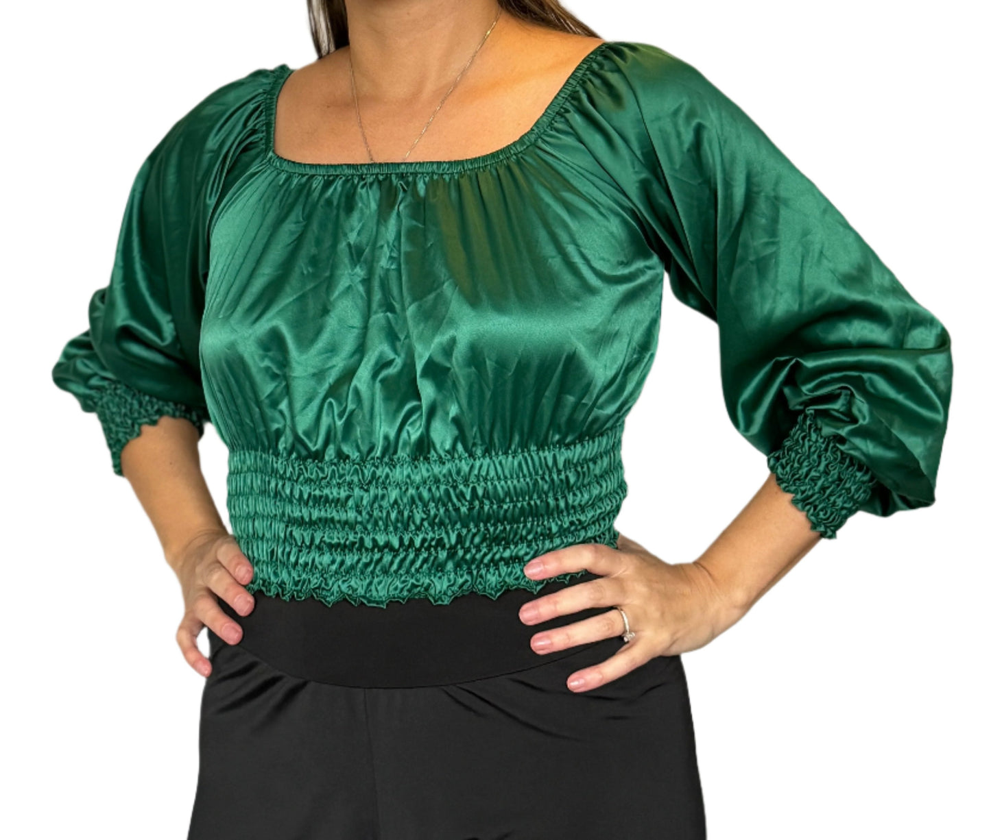 "Josefina" Top in Satin