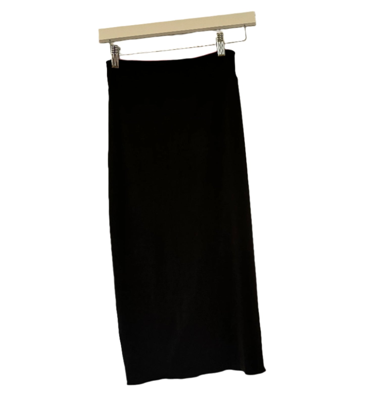 “Tube” reversible skirt in cold silk