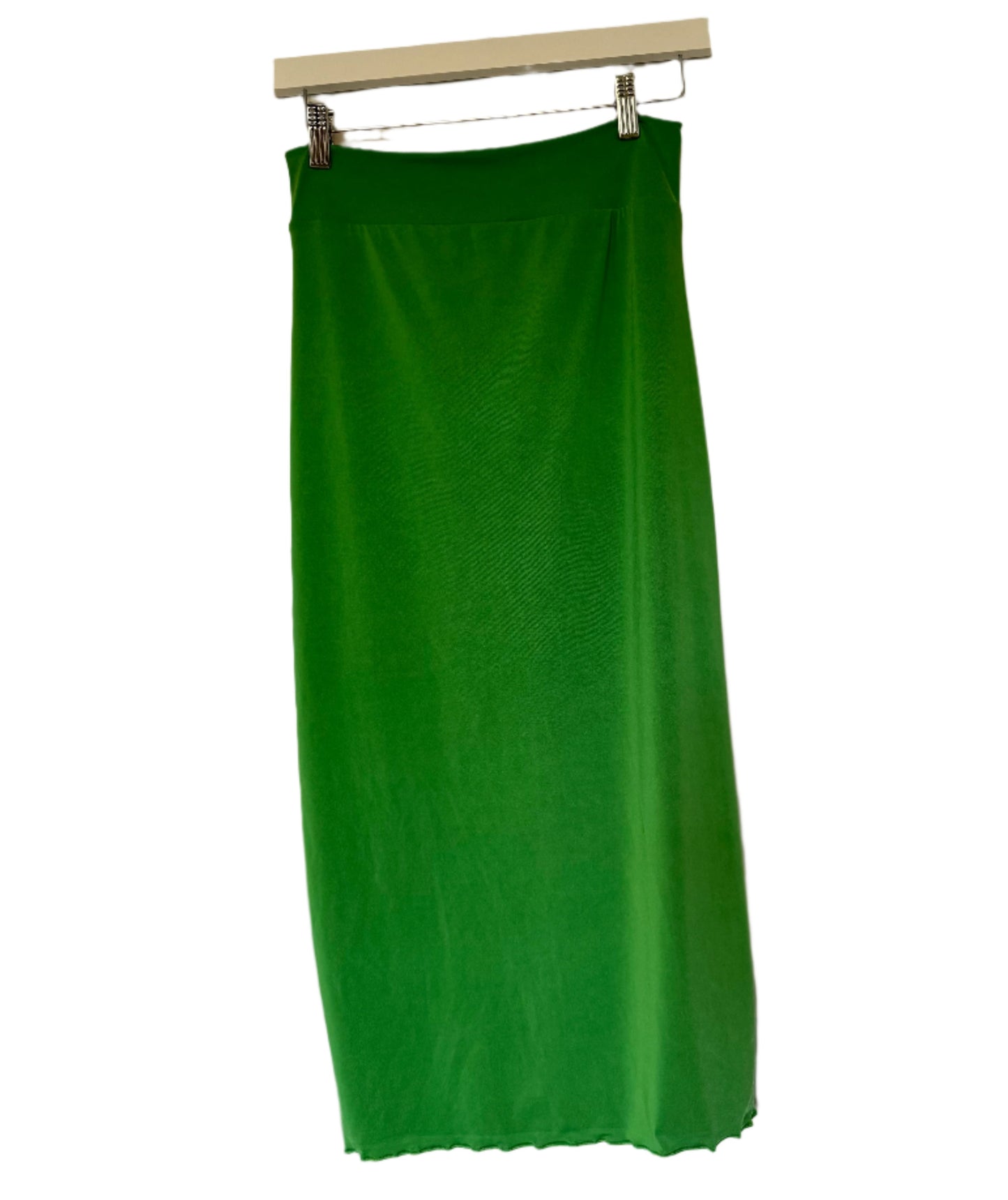 “Tube” reversible skirt in cold silk