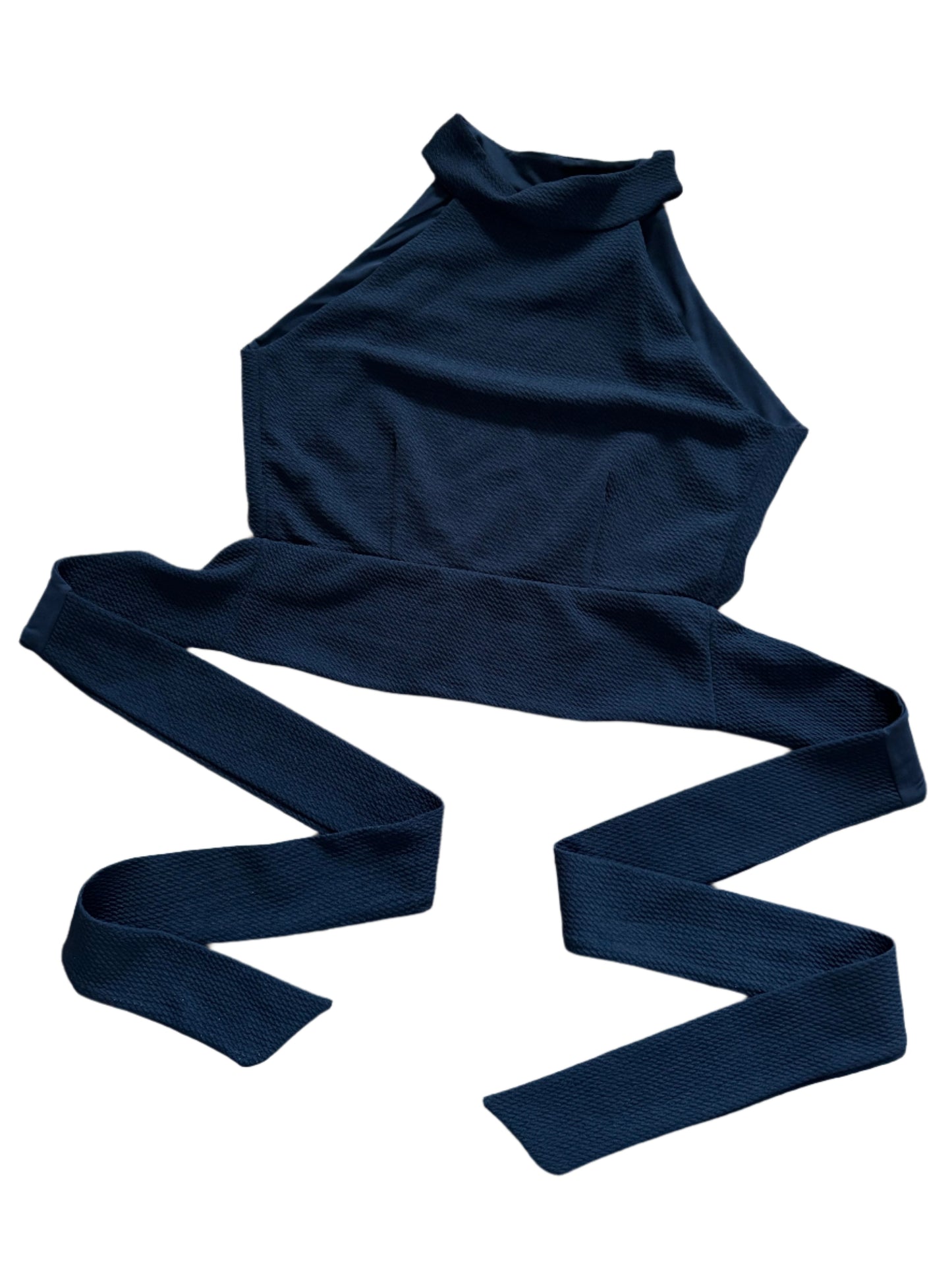 "Daniela" Top in Pique and Cold Silk