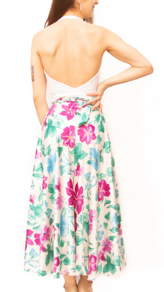 "Handkerchief" top in cold silk