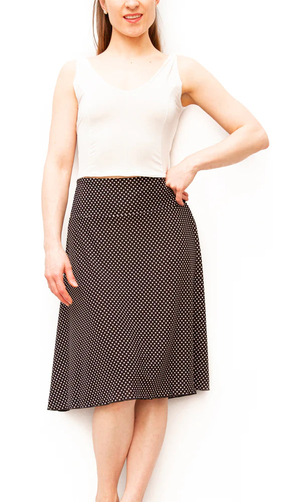 “Romantic” top in cold silk