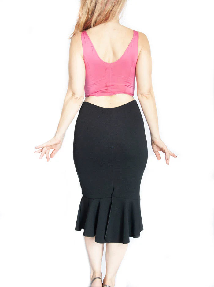 “Romantic” top in cold silk