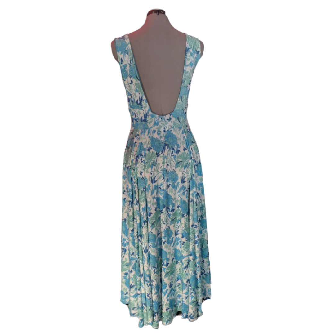 "Estela Midi" dress in Cold Silk