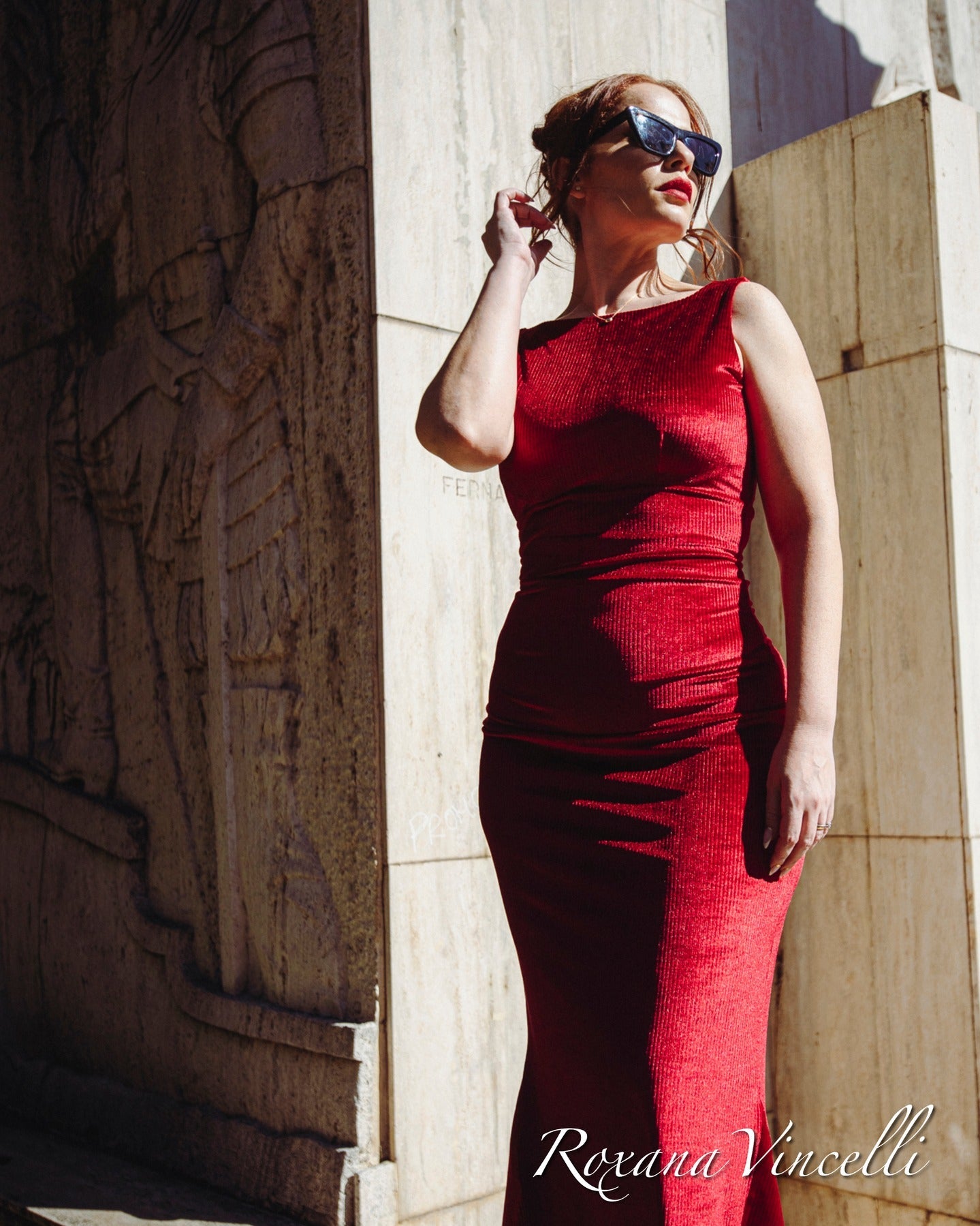 "Jackie Paris Midi" Tango Dress in Velvet Roxana Vincelli USA