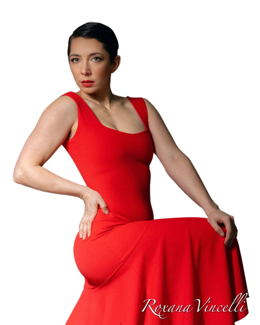 "Carmen" dress in Glitter