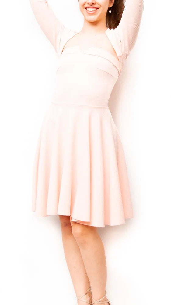 Bolero in cold silk