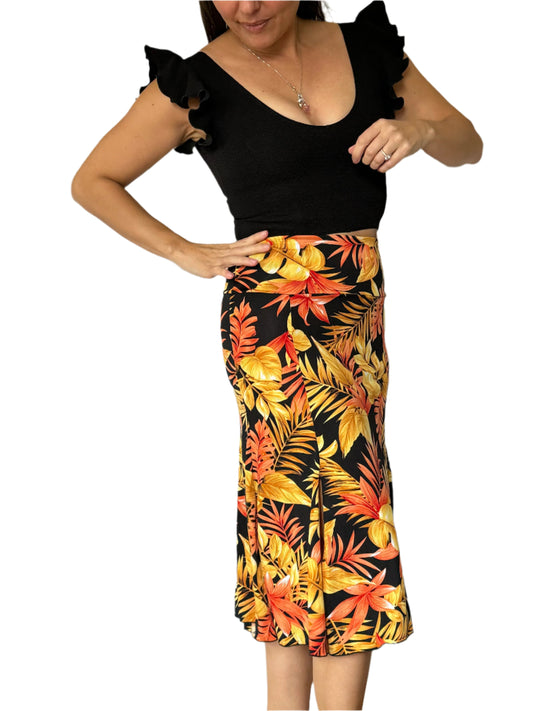 “Seven Segments” Skirt in Microfiber