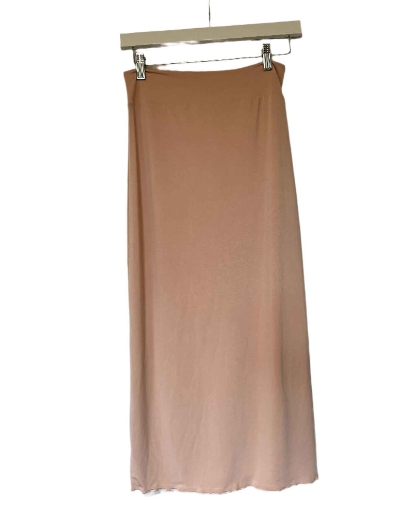 “Tube” reversible skirt in cold silk