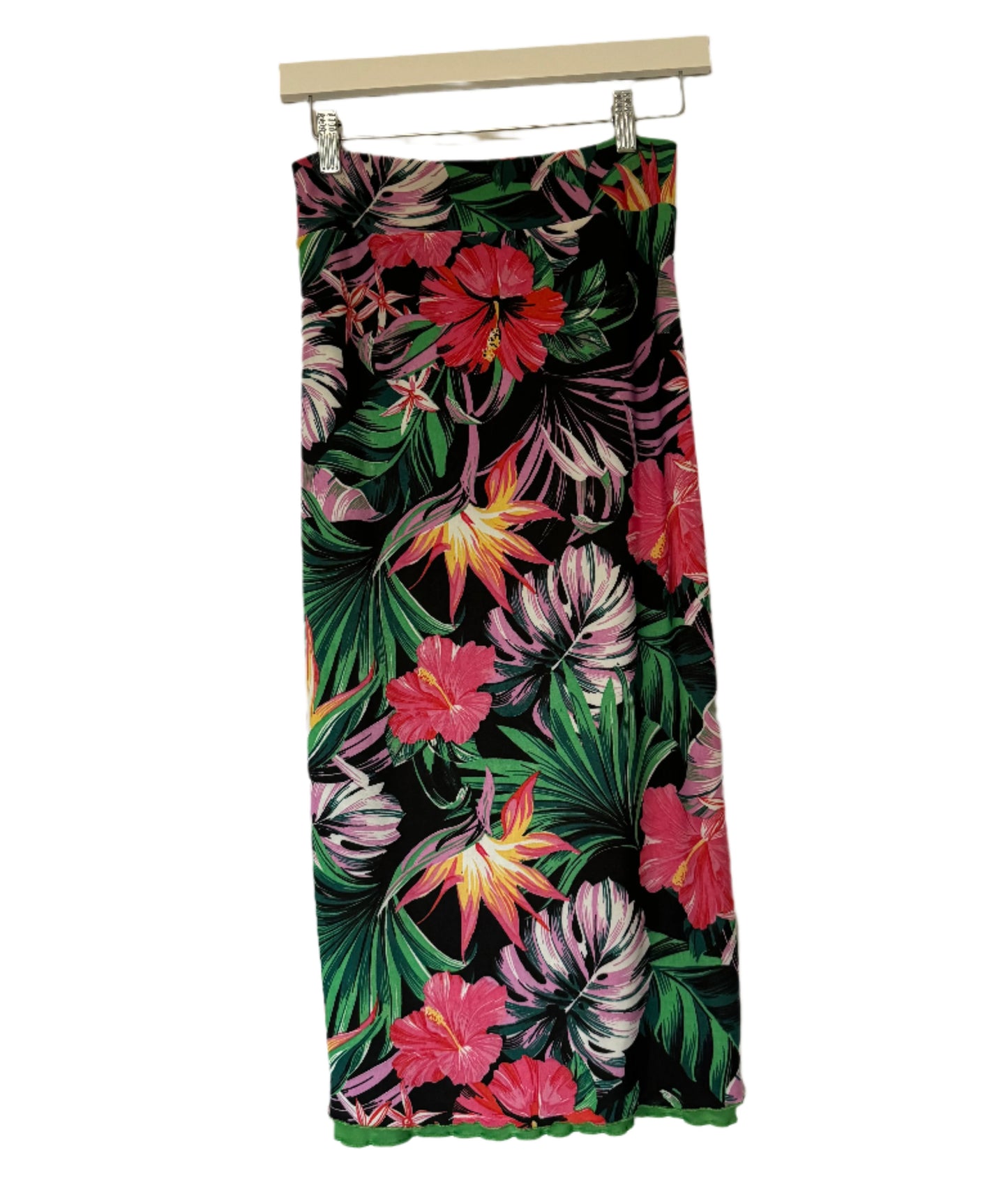 “Tube” reversible skirt in cold silk