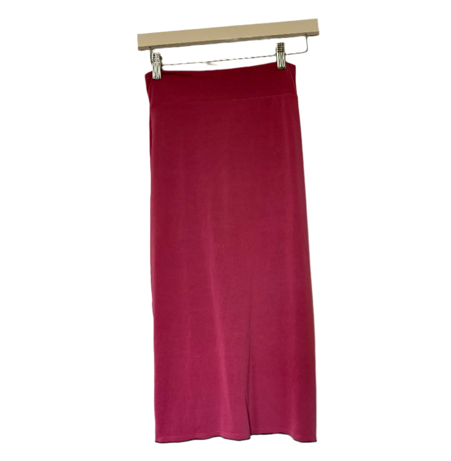 “Tube” reversible skirt in cold silk