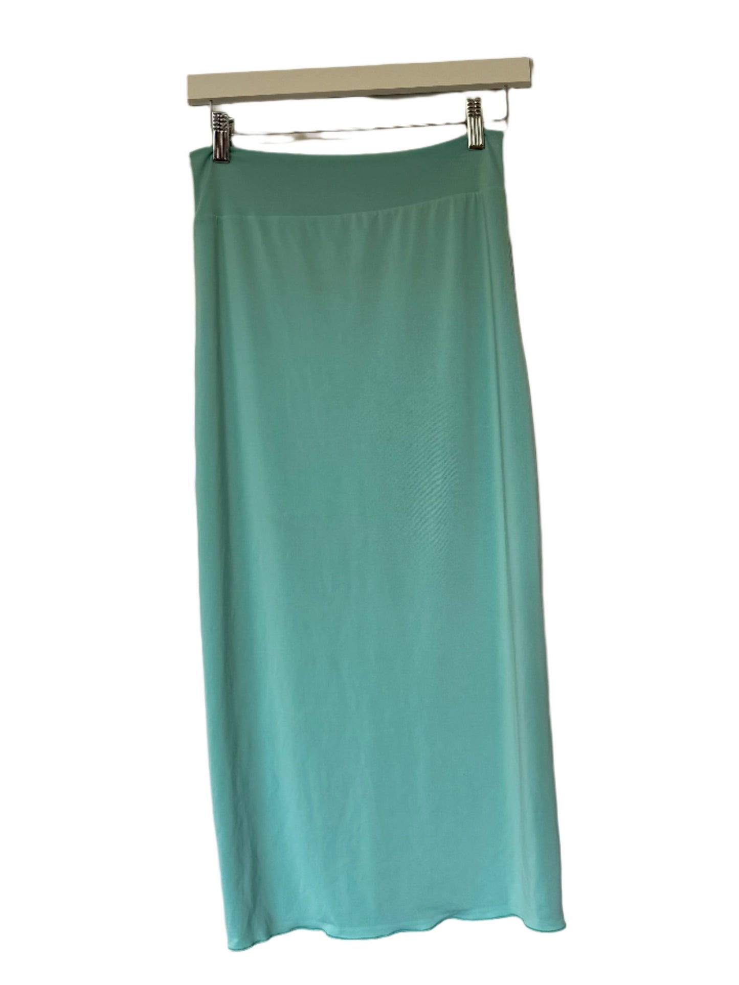 “Tube” reversible skirt in cold silk