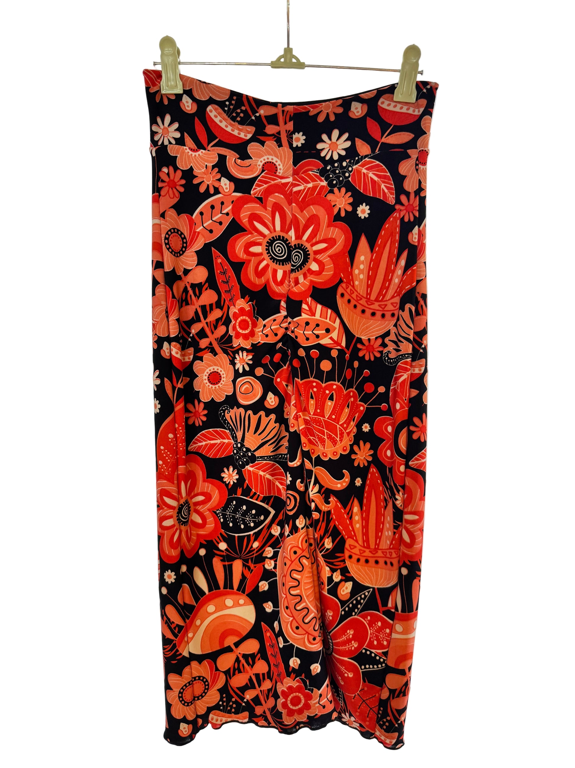 “Tube” reversible skirt in cold silk Roxana Vincelli