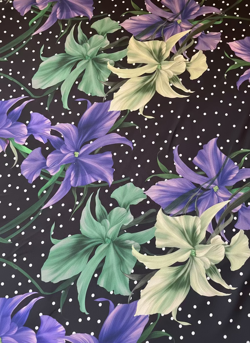 Flare Wrap Maxi Tango skirt in Creppe Roxana Vincelli USA