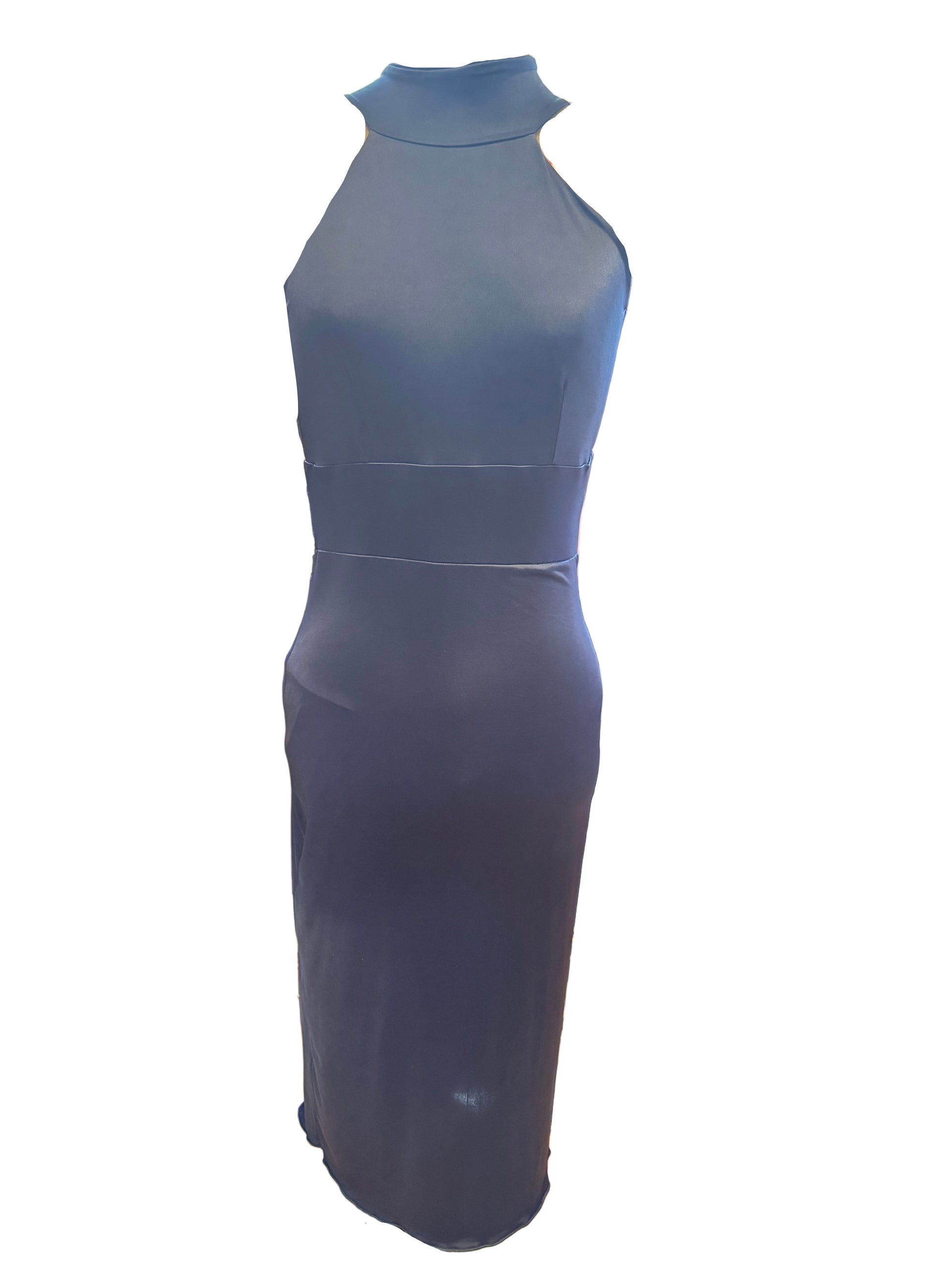 "Ines" dress in cold silk Roxana Vincelli