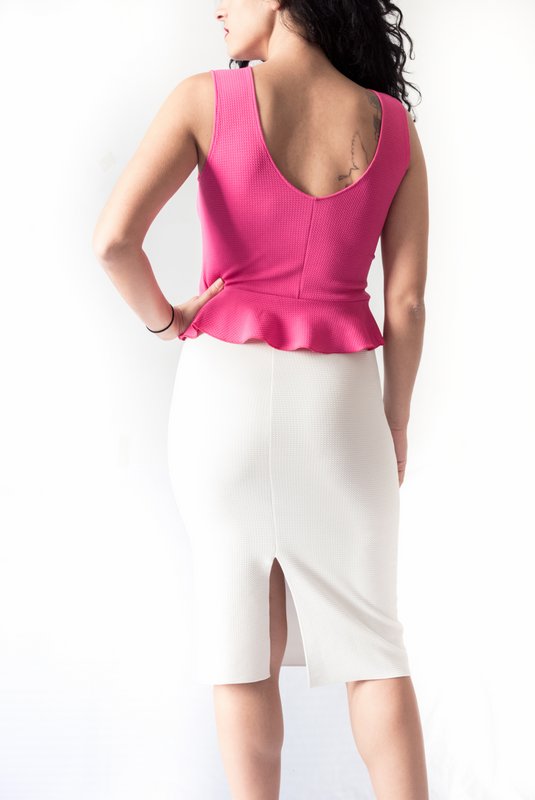"Noe" Top in pique