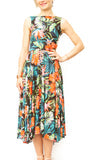 "Estela Midi" dress in Cold Silk