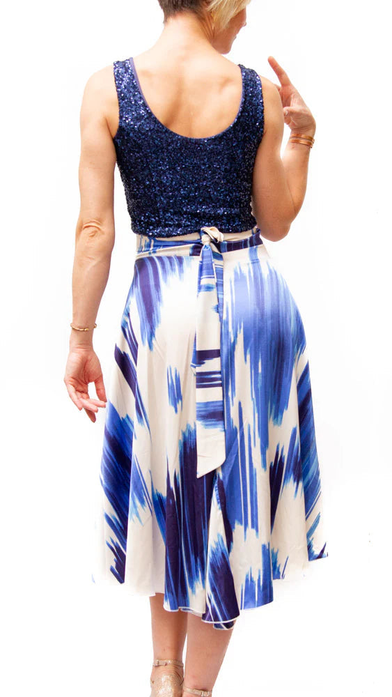 “Romantic” Tango top in Sequin Roxana Vincelli USA