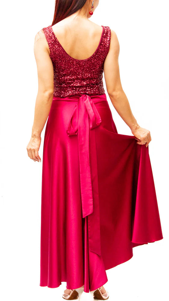 “Romantic” Tango top in Sequin Roxana Vincelli USA