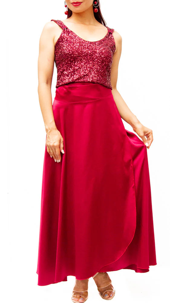 “Romantic” Tango top in Sequin Roxana Vincelli USA