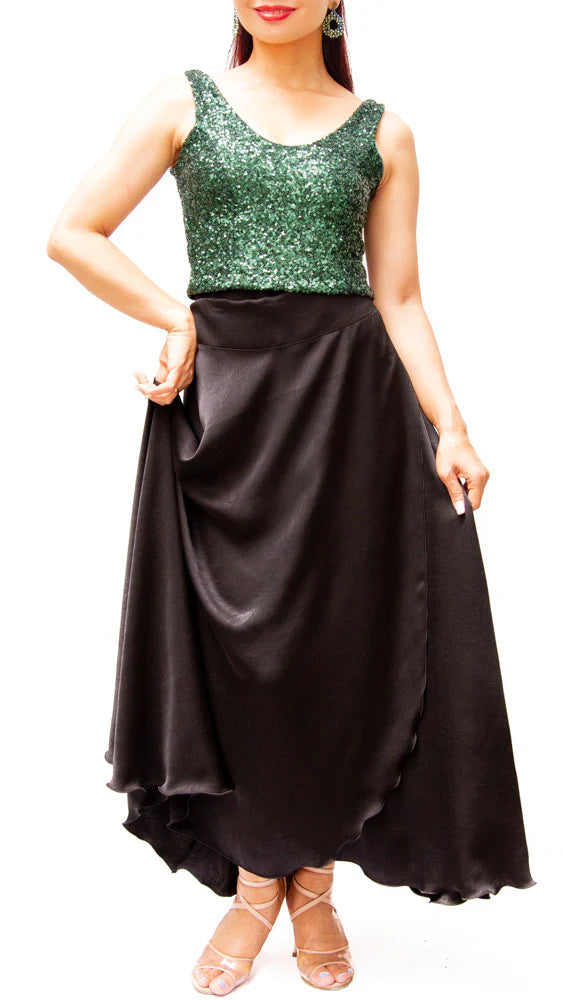 “Romantic” Tango top in Sequin Roxana Vincelli USA