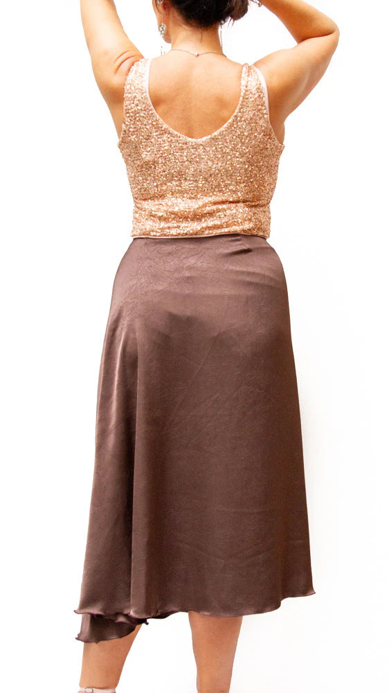 “Romantic” Tango top in Sequin Roxana Vincelli USA