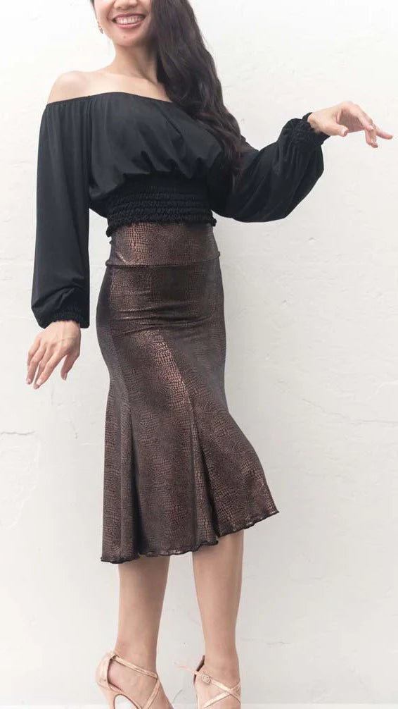 "Josefina" Top in cold silk