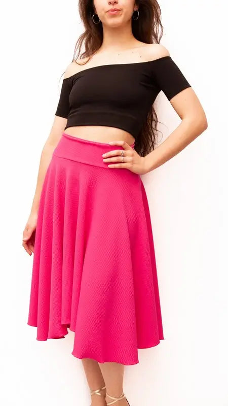 "Julie" skirt in stretch piqué Roxana Vincelli