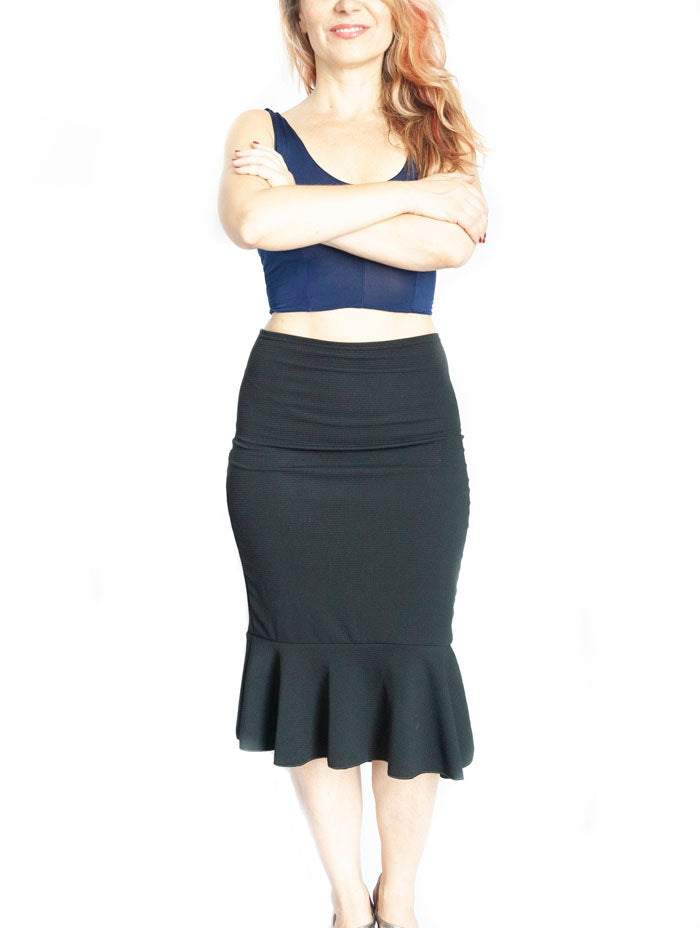 “Romantic” top in cold silk