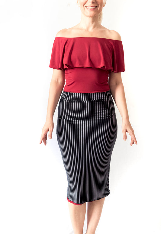 "Tita" top in cold silk